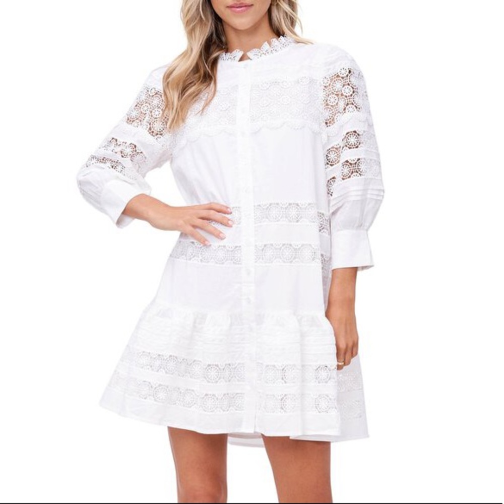 En Saison Lace Babydoll Minidress